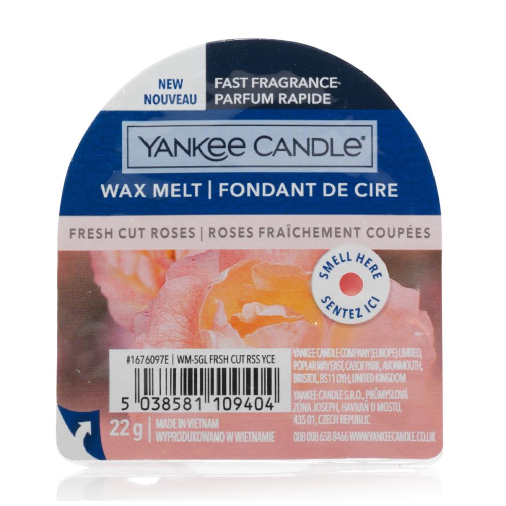 Yankee Candle Fresh Cut Roses Wax Melt £2.24
